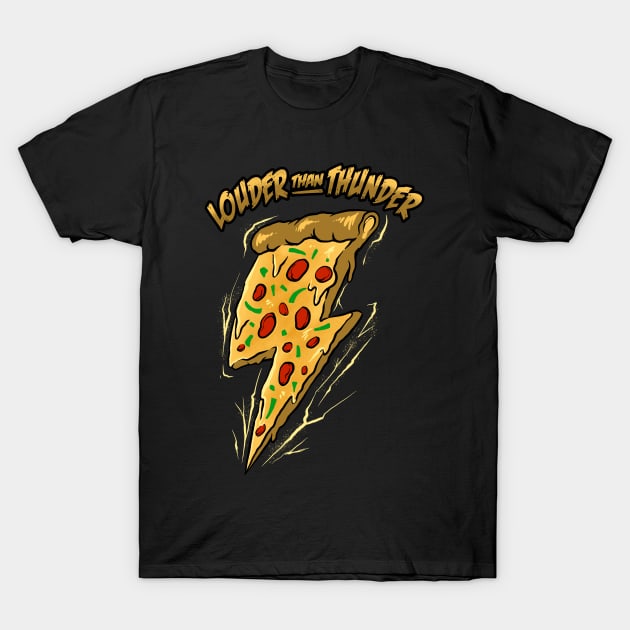 the power of pizza T-Shirt by spoilerinc